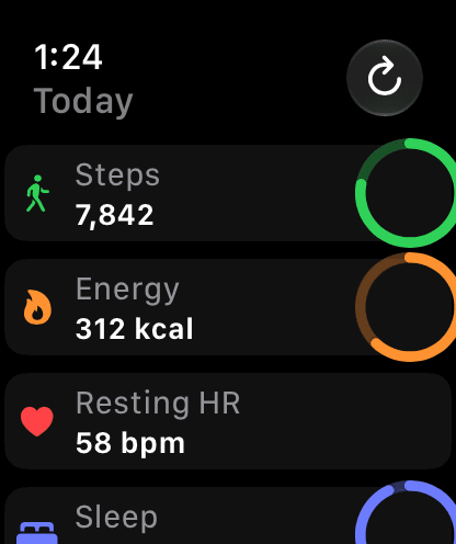 Into Health on Apple Watch